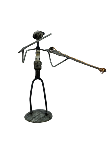 Zündkerzenfiguren Geiger aus Burkina Faso